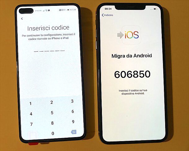 Trasferimento Android &mdash; iPhone