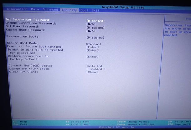 eliminarepasswordbios