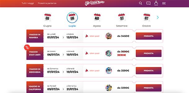 Altri siti per viaggi di gruppo