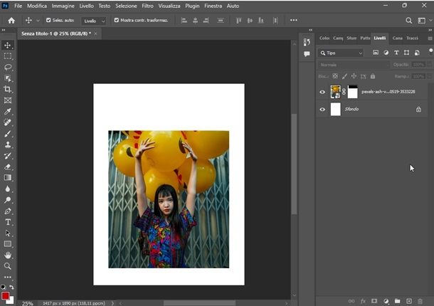 photoshop polaroid
