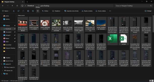 Telegram Desktop cartella Windows