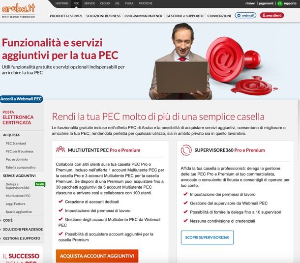 Aruba PEC