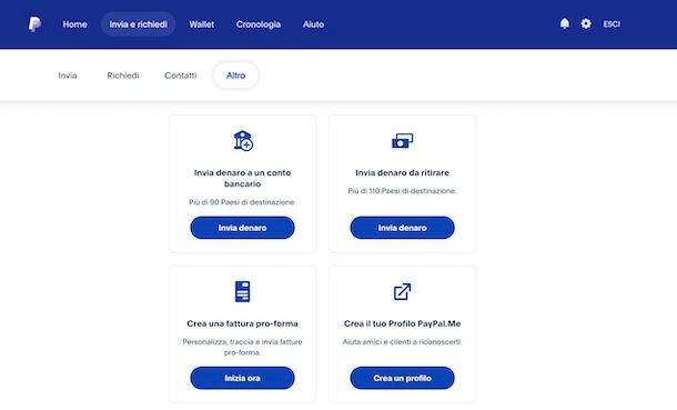 Creare link PayPal.Me