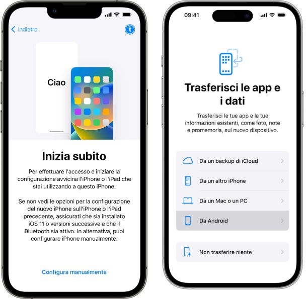 Inizia subito iPhone