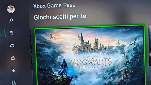 Aggiornare patch Hogwarts Legacy Xbox