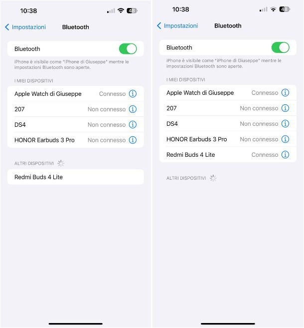 Come collegare Redmi Buds su iPhone