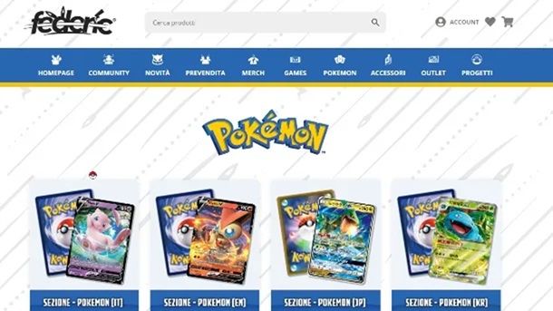 Federicstore carte Pokémon