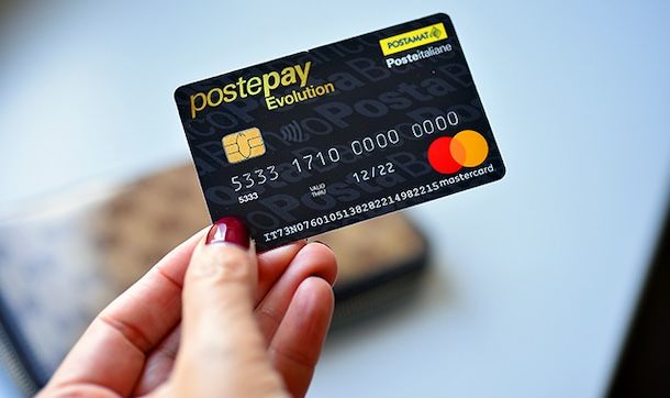 Come eliminare una carta Postepay dall'app