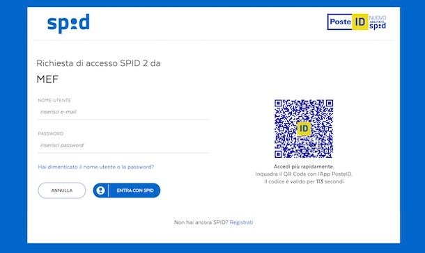 Accedere a NoiPA tramite SPID