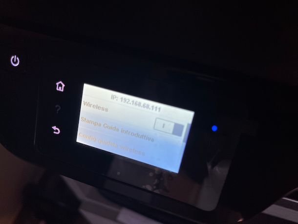HP OfficeJet 3833 impostazioni rete