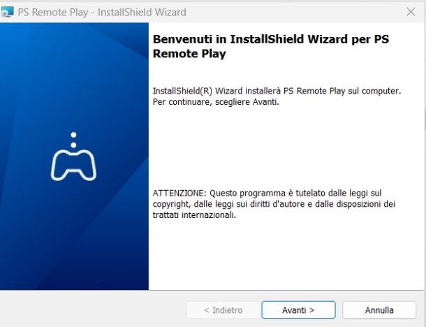 Installazione PS Remote Play
