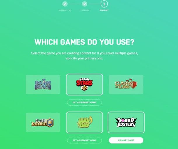 Inviare la candidatura a Supercell Creator