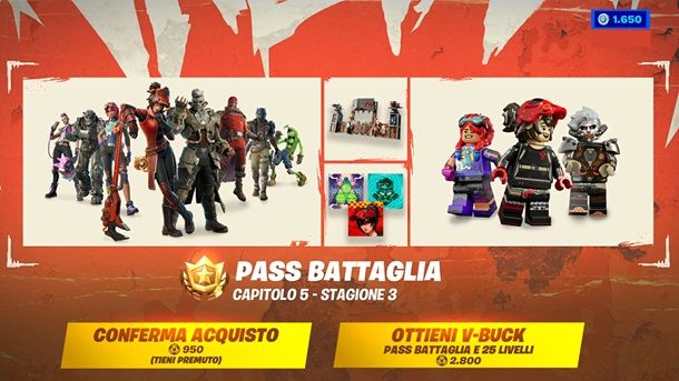 Pass Battaglia Fortnite