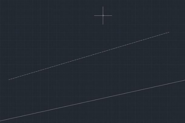 Cosa è linea tratteggiata AutoCAD
