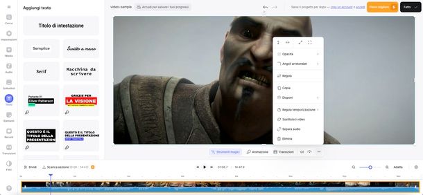 veed.io modificare video online