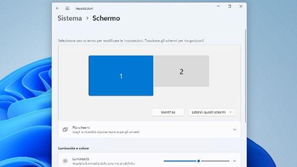 Come collegare due monitor al PC Windows 11