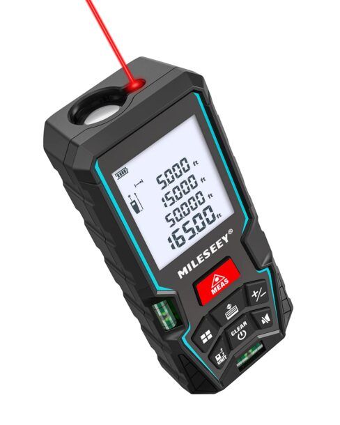 Metro Laser RockSeed 100m – Misuratore Di Distanza Con 2 Livelle A Bolla, Display Retroilluminato, Conversione Unità E Calcolo Area/volume