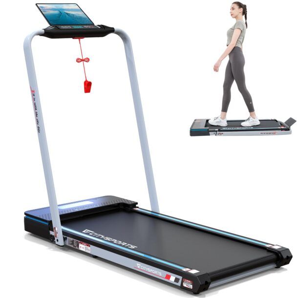 TAPIS ROULANT ELETTRICO COMPATTO PIEGHEVOLE PER LA CASA CON DISPLAY LED E DUE PORTABICCHIERI | Leroy Merlin