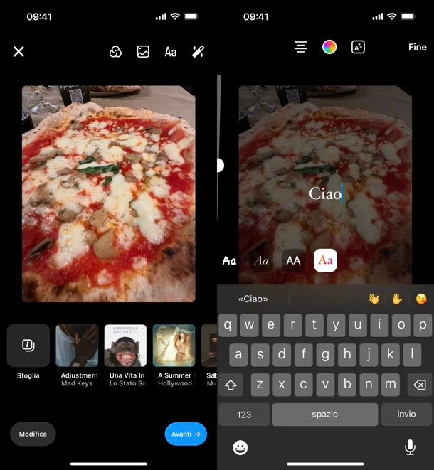Come scrivere con font diversi su Instagram post