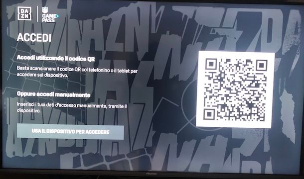 Accedere a DAZN da Smart TV