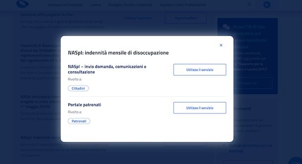 Domanda NASpI per cittadini