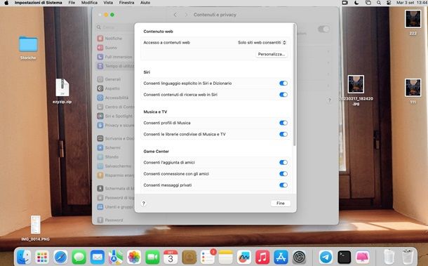 mac limitare siti