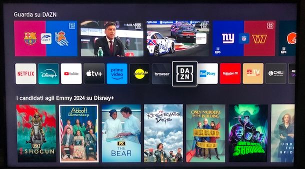 Scaricare DAZN su Smart TV
