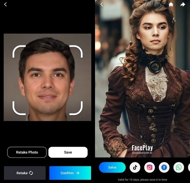 FacePlay app per sostituire volti