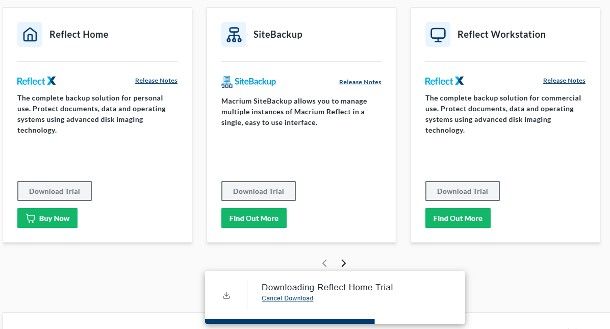 Come clonare hard disk su SSD con sistema operativo: Macrium Reflect X Home