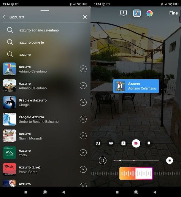 Come mettere una canzone su una foto su Instagram