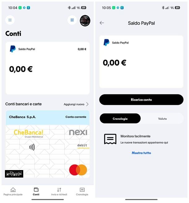 Come ricaricare conto PayPal con Postepay debit e altre carte