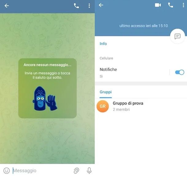 Telegram smartphone e tablet