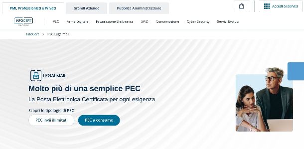 Come creare una PEC Legalmail