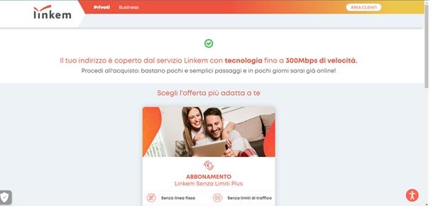 copertura linkem