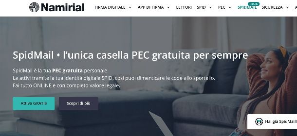 Come creare una PEC SpidMail