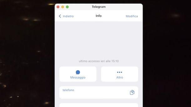Telegram macOS Info