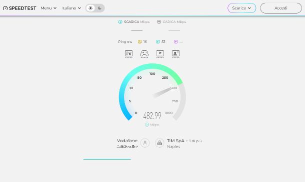 Speedtest di Ookla