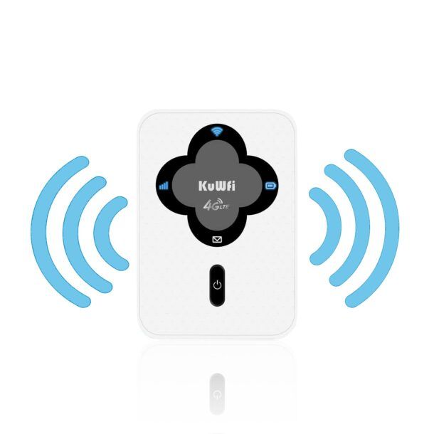 Router WiFi Portatile Da Tasca 5G, Alta Velocità 500 Mbps, Bianco