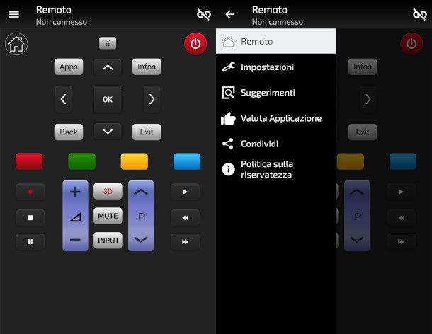 schermate app Telecomando per LG TV