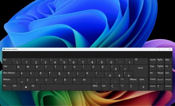 Come ingrandire la tastiera su Windows
