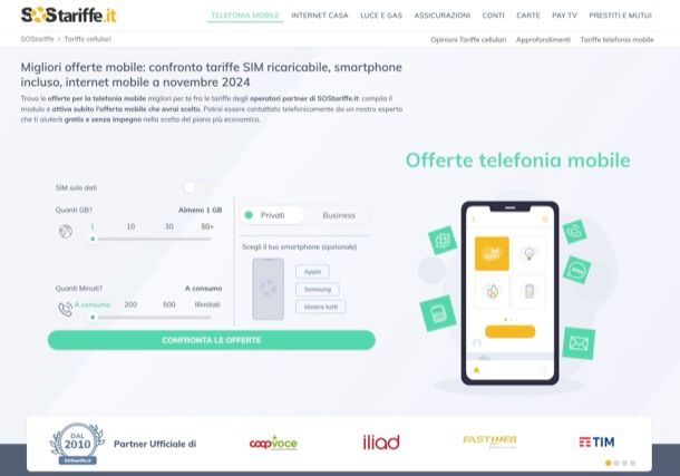 Confronto offerte TIM