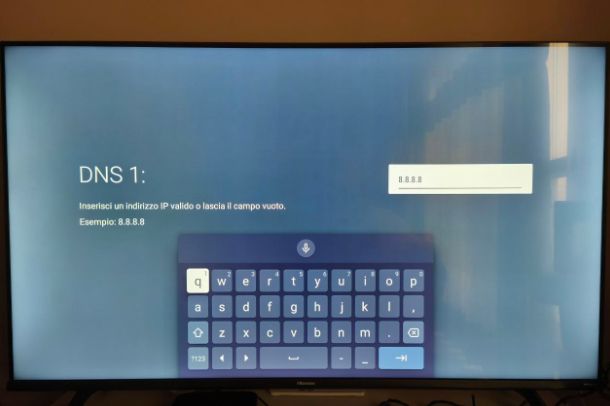 Come cambiare DNS su box Android