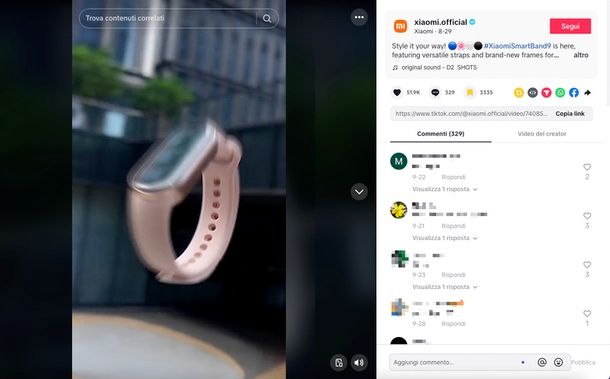 come eliminare tutti gli elementi salvati su TikTok PC