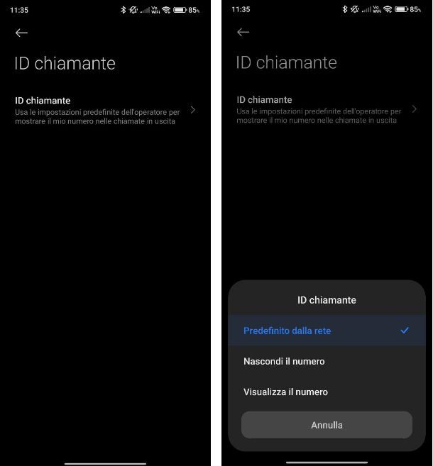 Come fare chiamate anonime
