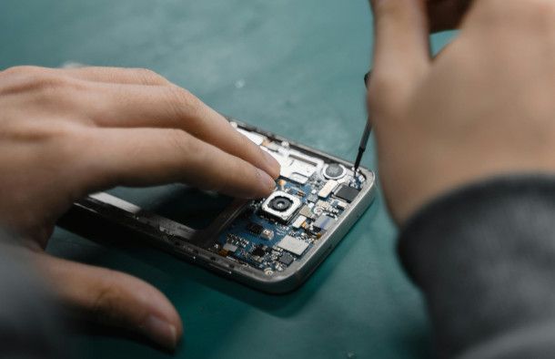 smartphone smontato