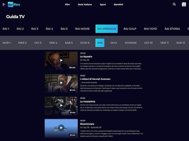 RaiPlay Rai Premium