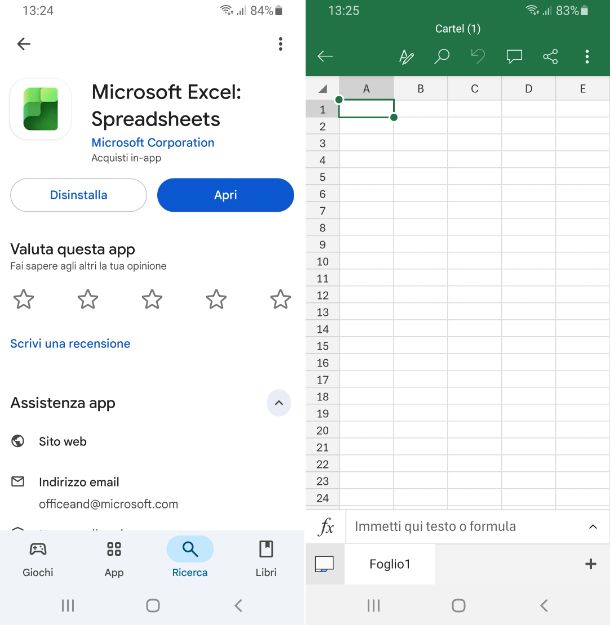 Excel Android