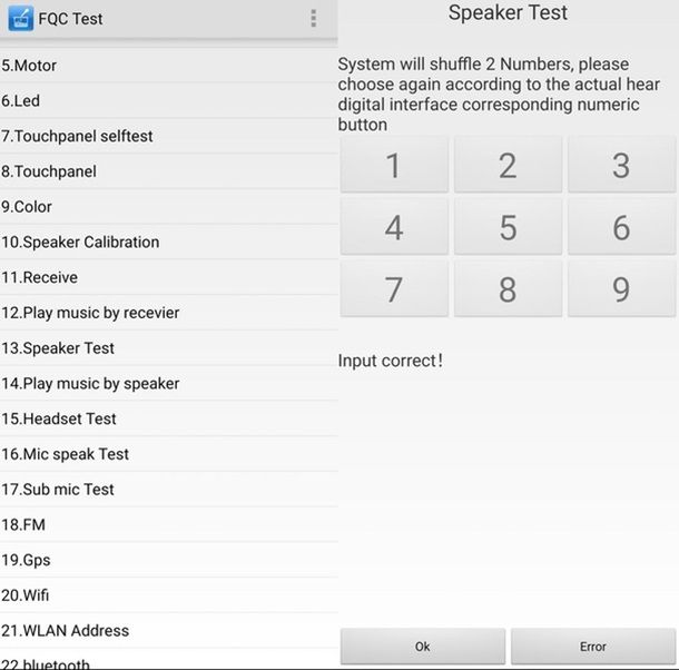 Eseguire una diagnosi hardware Xiaomi