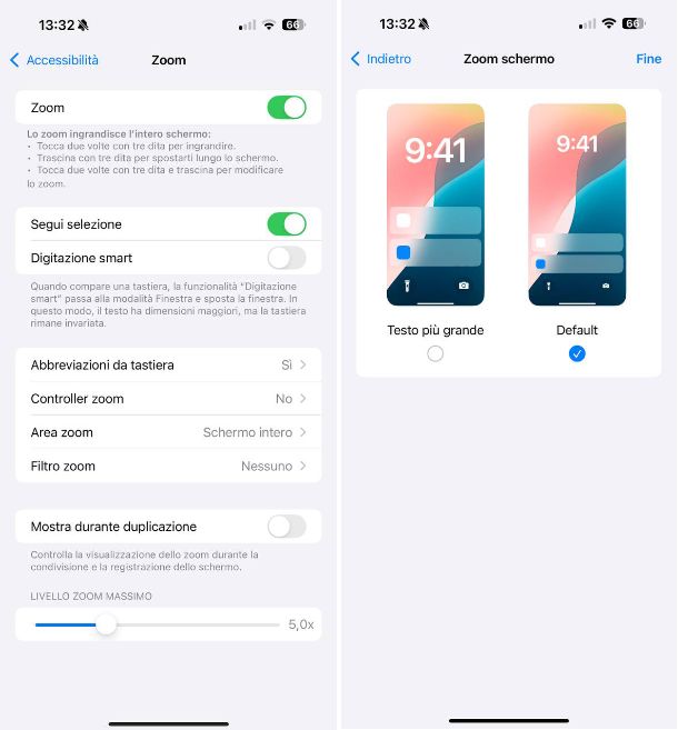 Tastiera predefinita di iPhone/iPad