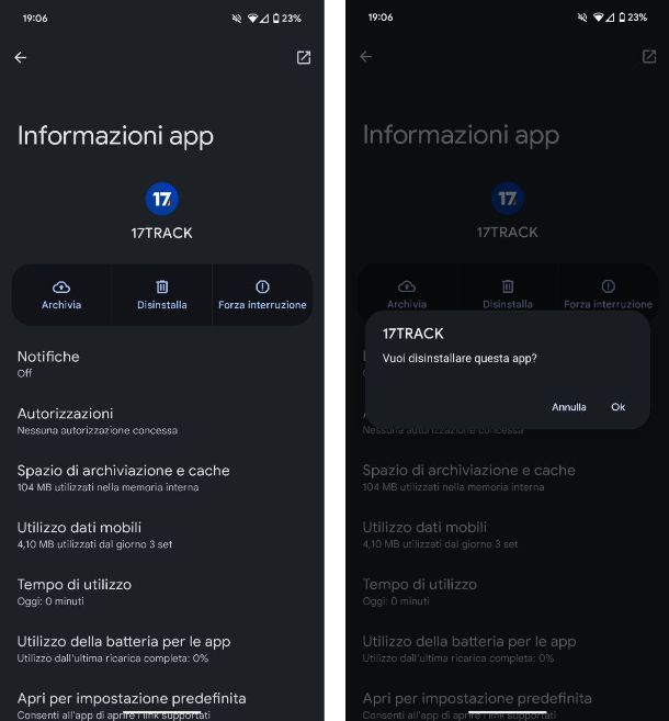 Come eliminare app Android procedura standard